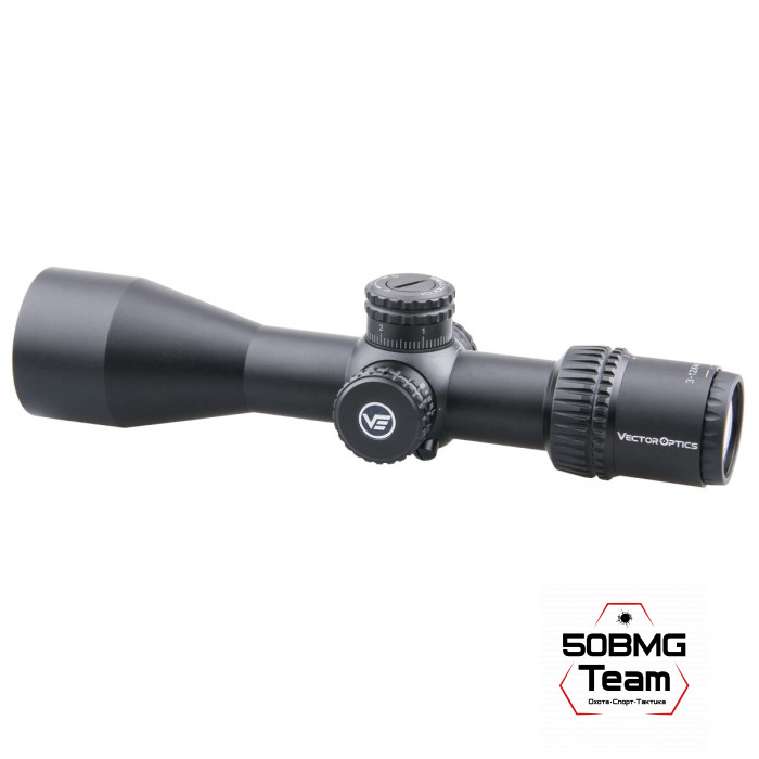 Оптический прицел Vector Optics Veyron 3-12x44 SFP кольца 30мм (для пневматики)