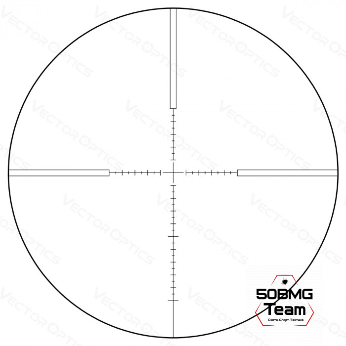 Оптический прицел Vector Optics Veyron 3-12x44 SFP кольца 30мм (для пневматики)