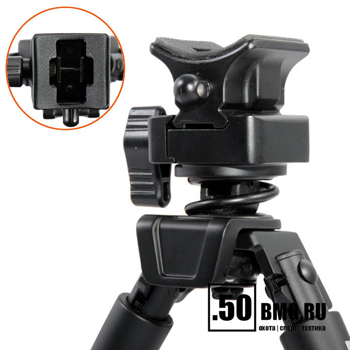 Сошки Vanguard EQUALIZER 1QS, складн.- длина 260(полн.),180(слож.), алюм., крепление - антабка и Weaver