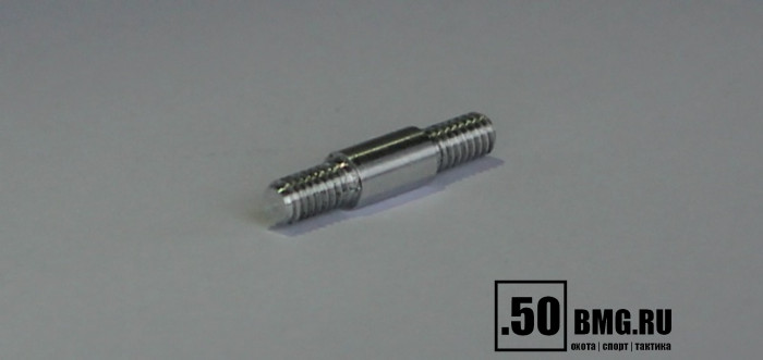 Переходник ЧИСТОGUN-дюраль, папа/папа, резьба дюймовая 5/40 на 5/40 к шомп. Dewey 17/20C, Tipton 17-20 под ёрши Европа