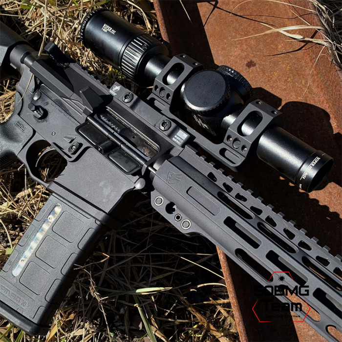 Быстросьемный моноблок на Picatinny American Defense Recon-M-34-STD, кольца 34 мм с выносом