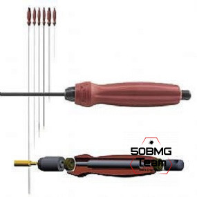 Карбоновый шомпол Tipton Deluxe .17cal - .20 cal (4.5 мм - 5.5 мм), 91,5 см