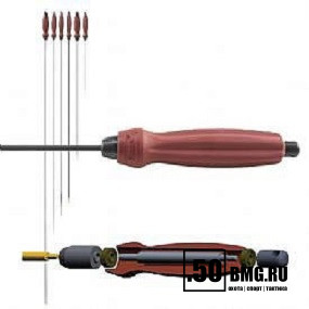 Карбоновый шомпол Tipton Deluxe .17cal - .20 cal (4.5 мм - 5.5 мм), 91,5 см