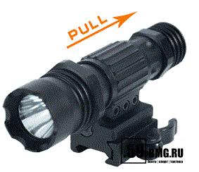 RG-FL25QS Быстросъемный кронштейн Leapers UTG для фонаря на Weaver/Picatinny