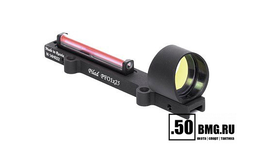 Коллиматорный прицел со светодиодом ВОМЗ PFO 1x25 (6 M.O.A.)