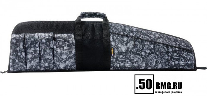 "Allen" Чехол 4 кармана для магазинов, доп. карманы для акссесуаров, 106 см, серый камуфляж