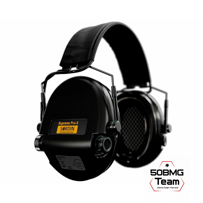 Наушники активные MSA Sordin Supreme Pro-X Slim, Black (74302-X/L-02-S)