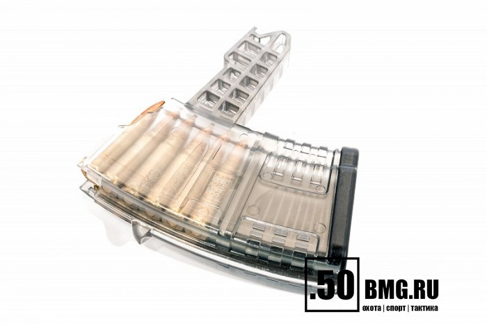 Магазин Pufgun на СКС 7,62х39 10 патронов прозрачный (MAG SKS762 30-10/TR)