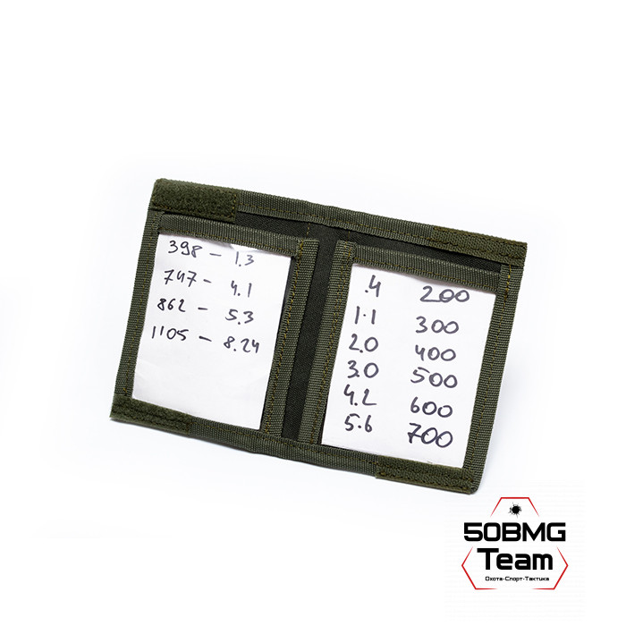 Минипланшет стрелка 50BMG Team (Olive Green)
