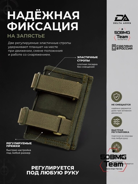 Минипланшет стрелка Delta Arms (Olive Green)