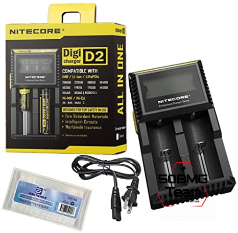 Зарядное устройство NITECORE D2 18650/16340 на 2*АКБ Intellcharge V2