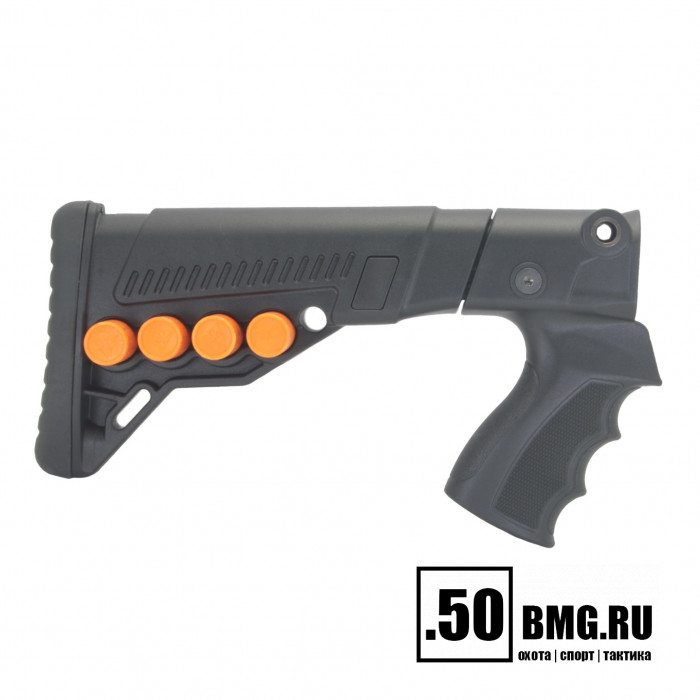 Телескопический приклад DLG Tactical на МР-153, МР-133 с патронташем (DLG9003)