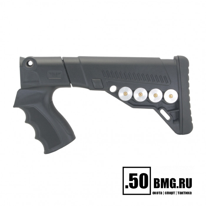 Телескопический приклад DLG Tactical на МР-153, МР-133 с патронташем (DLG9003)