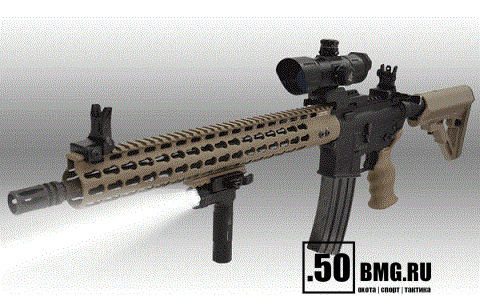 Фонарь-рукоять Leapers UTG на Picatinny/Weaver MNT-EL223GPQ-A