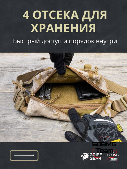 Сумка поясная-напашная Griff Gear Скаут (Цвет АОР1)