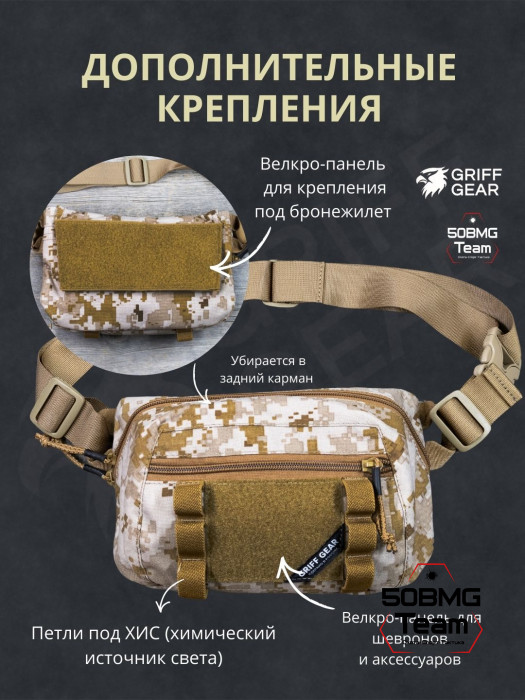 Сумка поясная-напашная Griff Gear Скаут (Цвет АОР1)