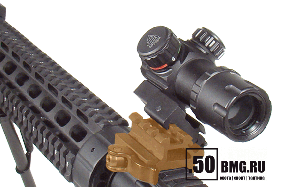 MAD0340 Быстросъемный кронштейн Leapers UTG на Weaver 2 площадки по 3 слота под 45° L=40мм ВН=51мм