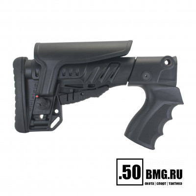 Телескопический приклад DLG Tactical на МР-153, МР-133 с подщечником (DLG9005)
