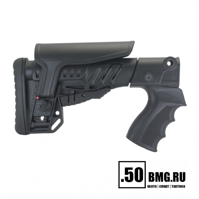 Телескопический приклад DLG Tactical на МР-153, МР-133 с подщечником (DLG9005)