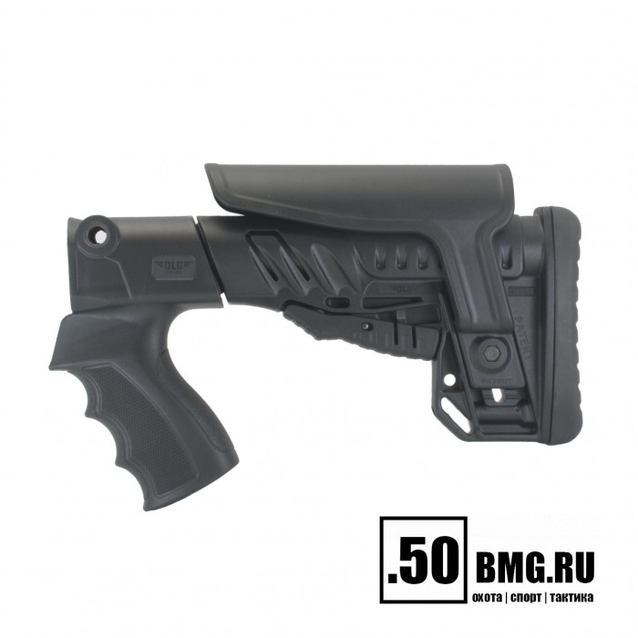 Телескопический приклад DLG Tactical на МР-153, МР-133 с подщечником (DLG9005)