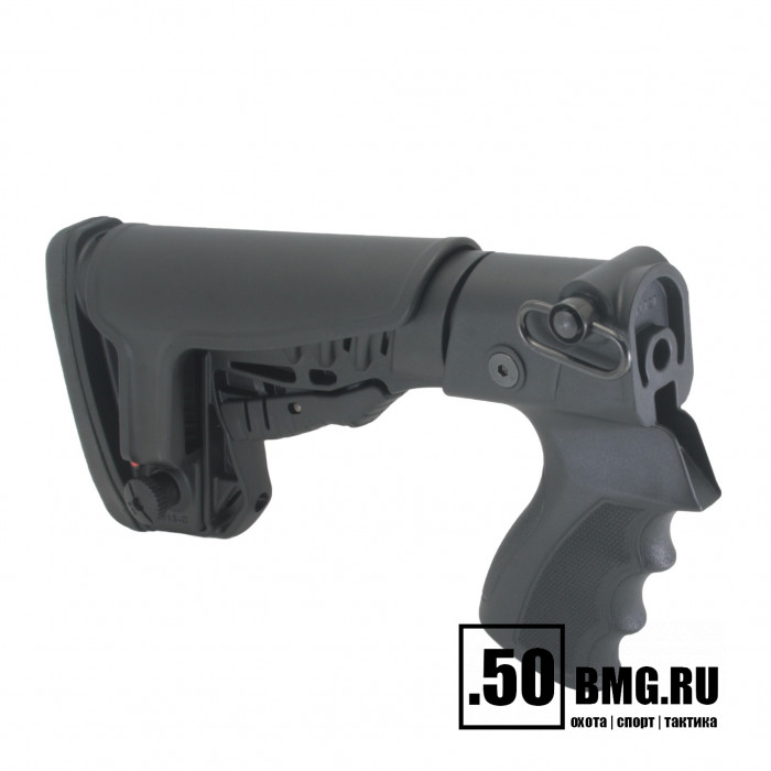 Телескопический приклад DLG Tactical на МР-153, МР-133 с подщечником (DLG9005)