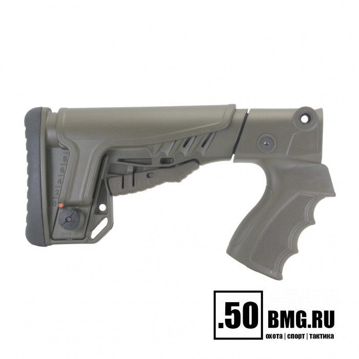 Телескопический приклад DLG Tactical на МР-153, МР-133 с подщечником (DLG9005)