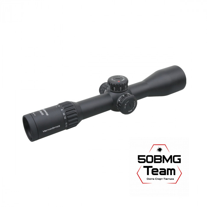 Оптический прицел Vector Optics Continental 3-18x50 FFP кольца 34 мм