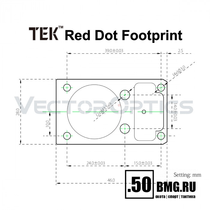 Коллиматорный прицел Vector Optics Frenzy 1x17x24