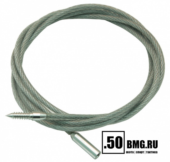 Шомпол гибкий ЧИСТОGUN для нарезных калибров, резьба мама 8/32, для пистолетов, длина 30 см