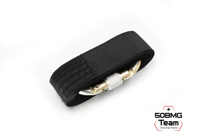 Эвакуационная стропа ТБС со стальным карабином (7 метров) 