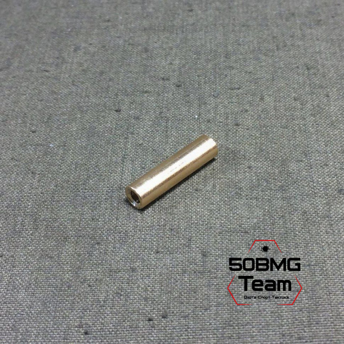 Переходник ЧИСТОGUN-латунь, мама/мама, резьба дюймовая, 5/40 на 8/32 к шомп. MegaLine, StilCrin, Nimar под ёрши США