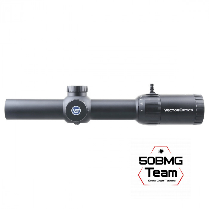 Оптический прицел Vector Optics Constantine 1-10x24 SFP Fiber кольца 30мм