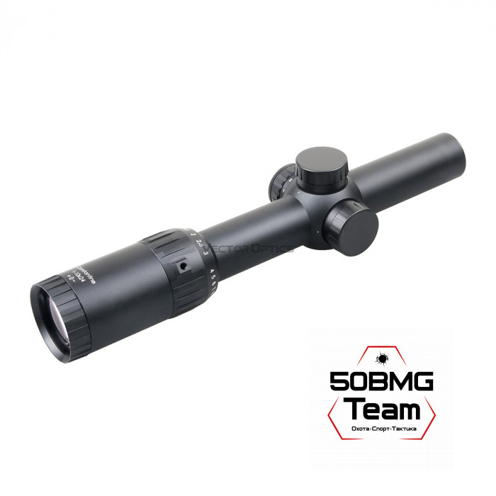 Оптический прицел Vector Optics Constantine 1-10x24 SFP Fiber кольца 30мм