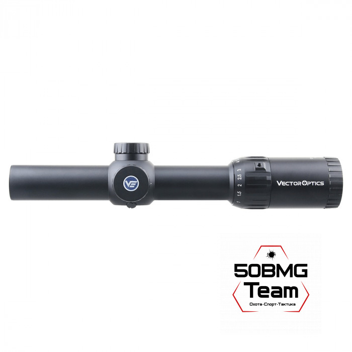 Оптический прицел Vector Optics Constantine 1-10x24 SFP Fiber кольца 30мм