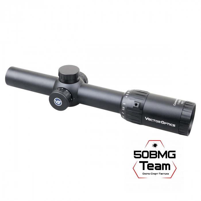 Оптический прицел Vector Optics Constantine 1-10x24 SFP Fiber кольца 30мм