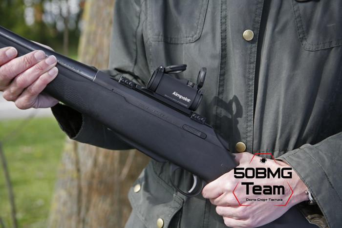 Коллиматорный прицел Aimpoint Micro H-2 на Tikka T3 (2 MOA) (200221)