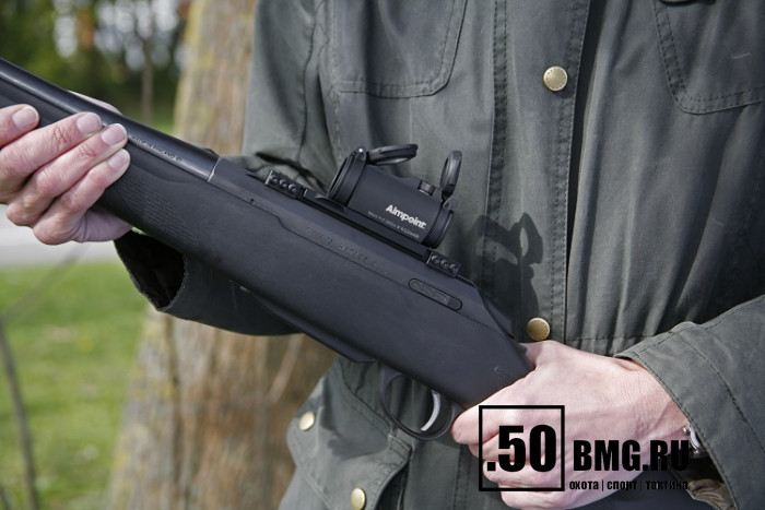 Коллиматорный прицел Aimpoint Micro H-2 на Tikka T3 (2 MOA) (200221)