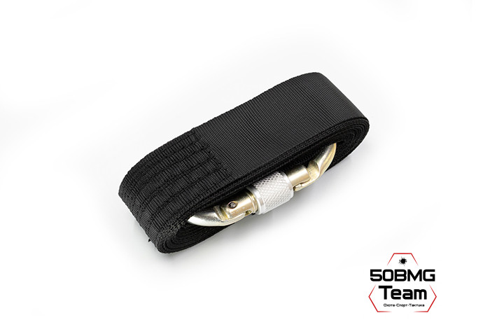 Эвакуационная стропа ТБС со стальным карабином и подсумком Multicam (7 метров) 