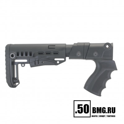 Телескопический складной приклад DLG Tactical на МР-153, МР-133 компактный (DLG9008)