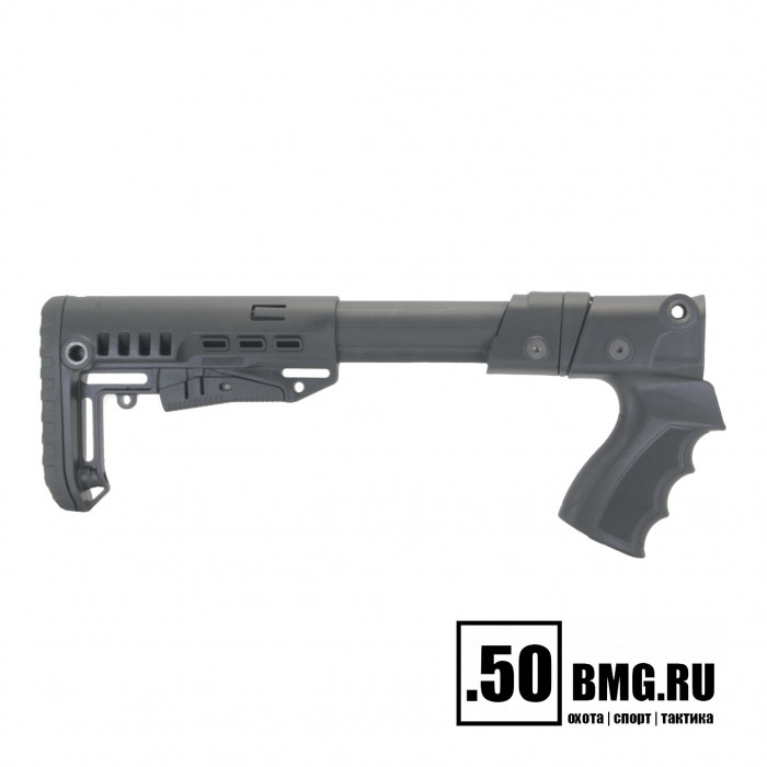 Телескопический складной приклад DLG Tactical на МР-153, МР-133 компактный (DLG9008)