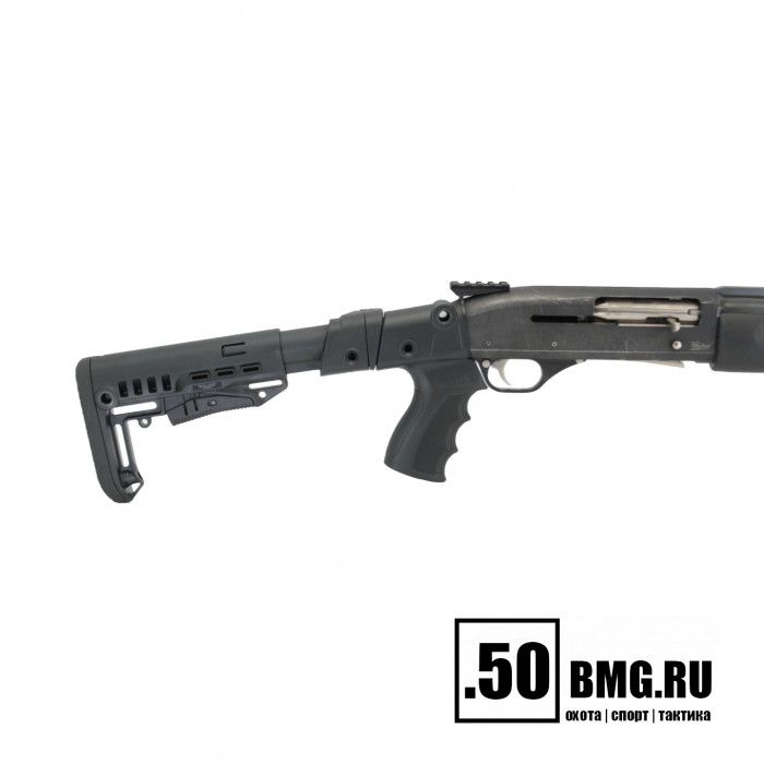 Телескопический складной приклад DLG Tactical на МР-153, МР-133 компактный (DLG9008)