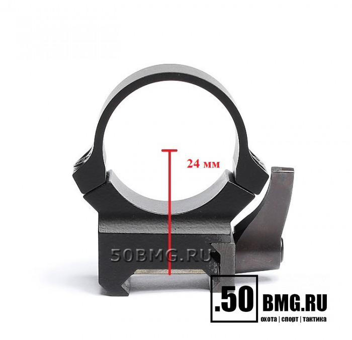 Быстросъемные кольца Leupold QRW 30 мм на Weaver H-24,5 мм/BH=9,5 мм (49863)