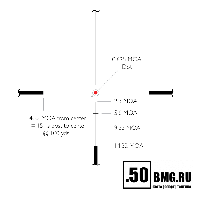 Оптический прицел Hawke Frontier 30 SF 5-30x50 IR