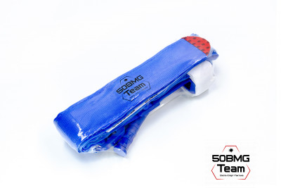 Жгут 50BMG Team х ТБС кровоостанавливающий типа турникет-закрутка, с двухщелевой пряжкой, 4х95см (Blue) 