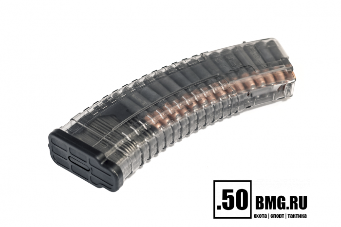 Магазин Pufgun на TG-2 .366ТКМ 30 патронов прозрачный (MAG SGTG-2 30/TR)