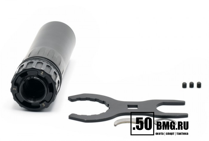 Быстросъемный газоразгруженный ДТК закрытого типа LAC на АК-74/Сайга-МК, кал. 5,45/.223, резьба 24*1.5 (LAC0227) 