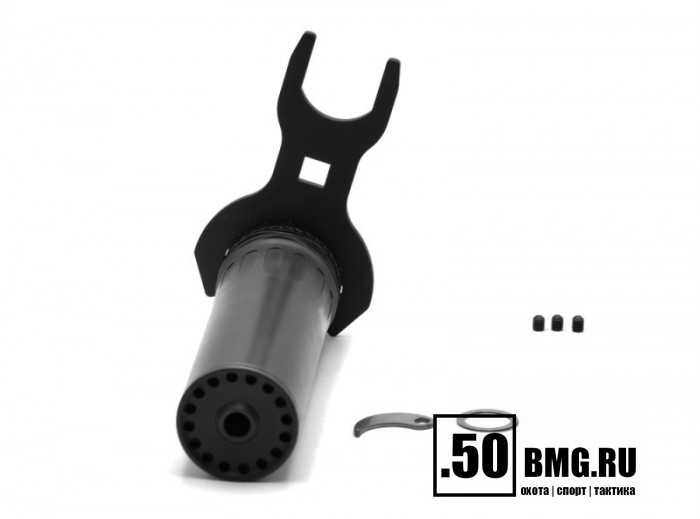 Быстросъемный газоразгруженный ДТК закрытого типа LAC на АК-74/Сайга-МК, кал. 5,45/.223, резьба 24*1.5 (LAC0227) 