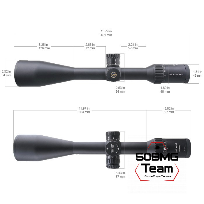 Оптический прицел Vector Optics Continental Tactical X6 5-30x56 SFP Zero Stop кольца 30мм