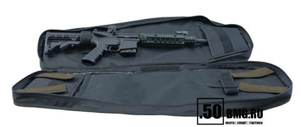 Чехол-рюкзак Leapers UTG на одно плечо, 86x35,5 см, цвет серый металлик/черный