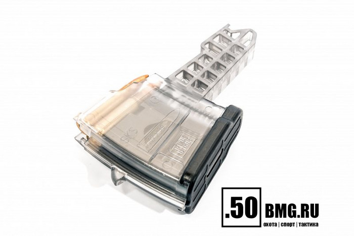 Магазин Pufgun на СКС 7,62х39 5 патронов прозрачный (MAG SKS762 30-5/TR)